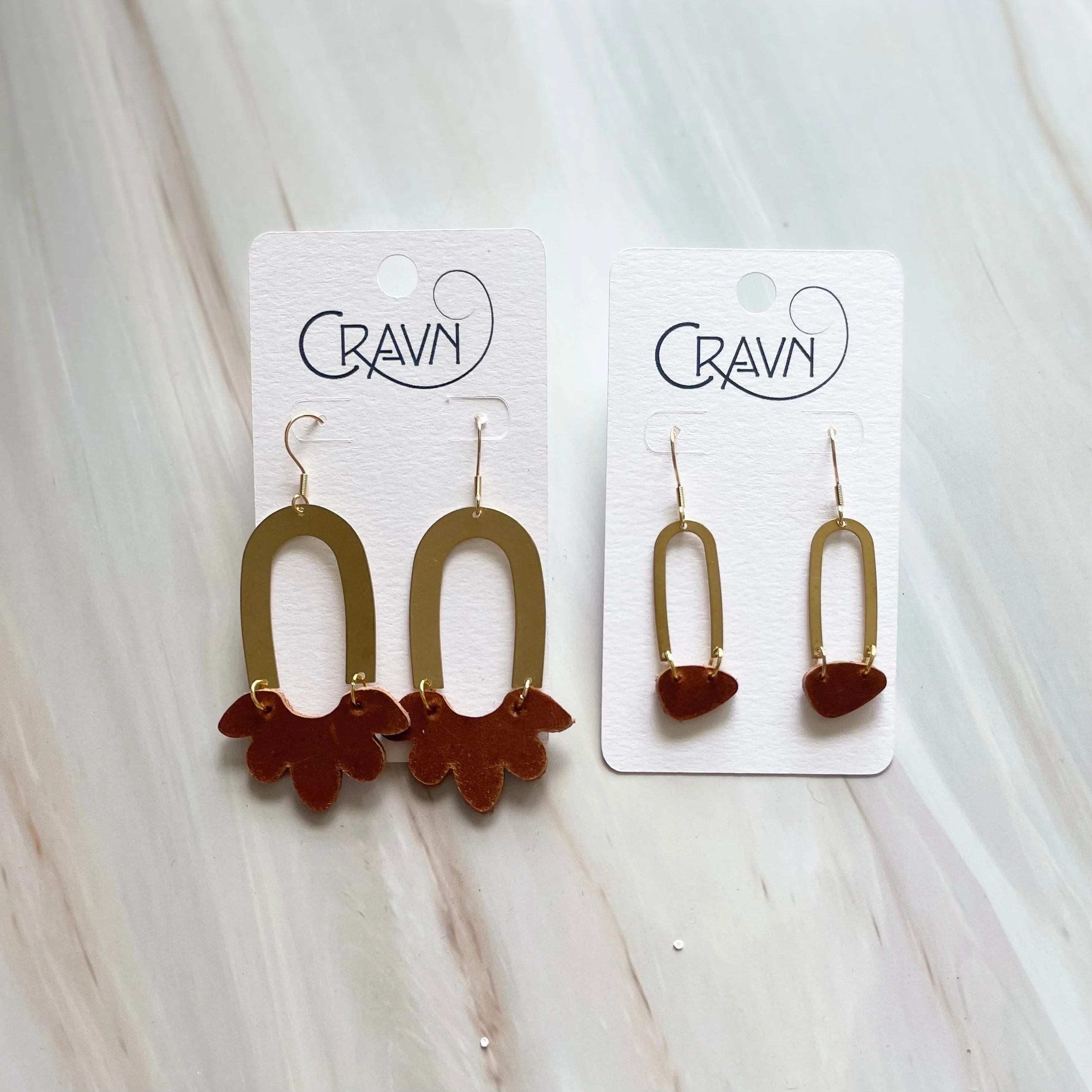 Duckfeet Box Handle Earrings - Image 2
