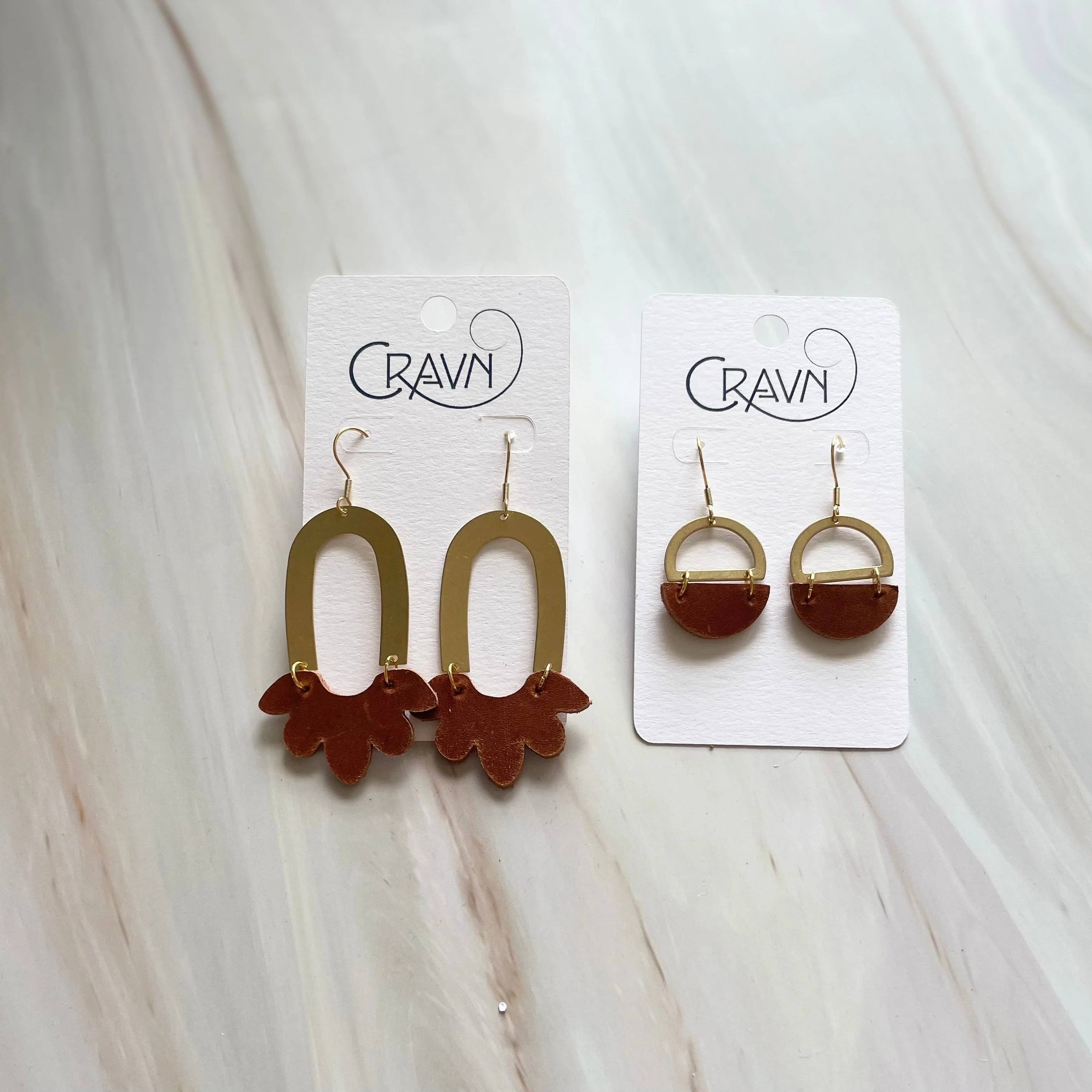 Duckfeet Box Handle Earrings - Image 3